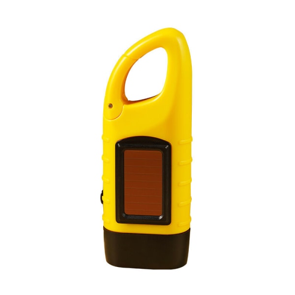 Aurinkovoimalla toimiva käsikampi taskulamppu Keltainen LED Survival Light Ladacèe