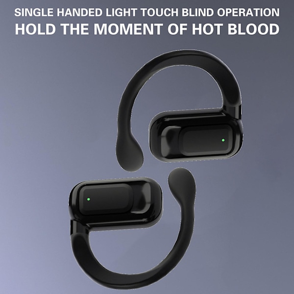 Bluetooth-kuulokkeet langattomalla digitaalinäytöllä ja ulkokorvakoukuilla（BK）