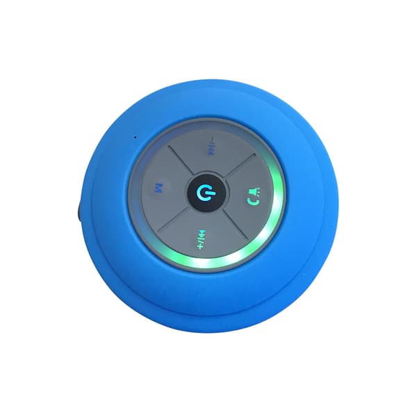 Bærbar Bluetooth-højttaler til badeværelse (blå)