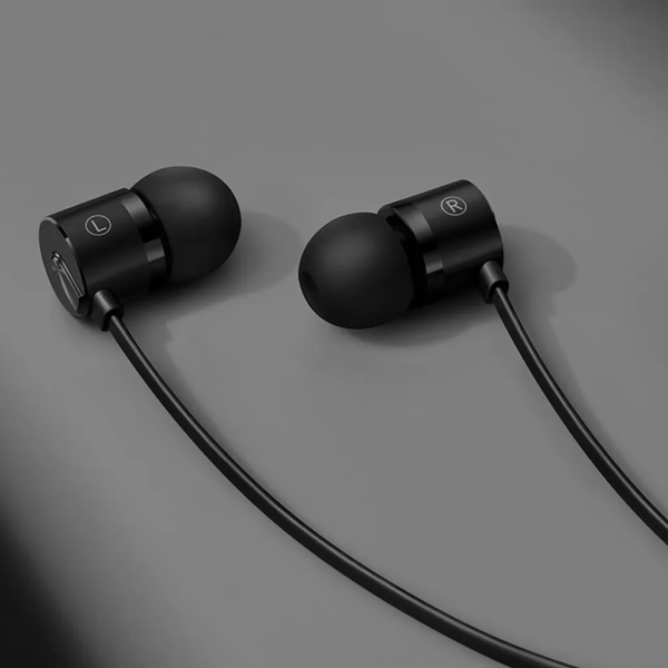 OnePlus Bullets 2T hörlurar Typ-C in-ear hörlurar med fjärrkontroll Mic 1,15M-kabel kompatibel med OnePlus 7 8 Pro 6 7 T-telefoner