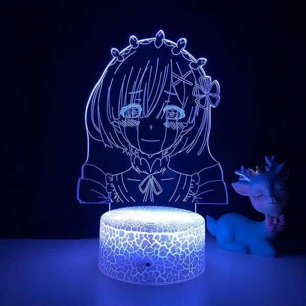 3D Nattlys Anime Overnaturlig Verden 3D Illusjon