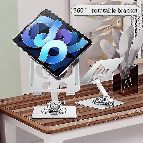 Tablet Stand Holder i aluminiumlegering 6-14 tum Smartphone Stand Desktop Mount för handsfree-användning