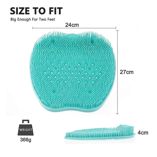 Duschfot Scrubber Massager Cleaner för Duschgolv, Akupressurmatta