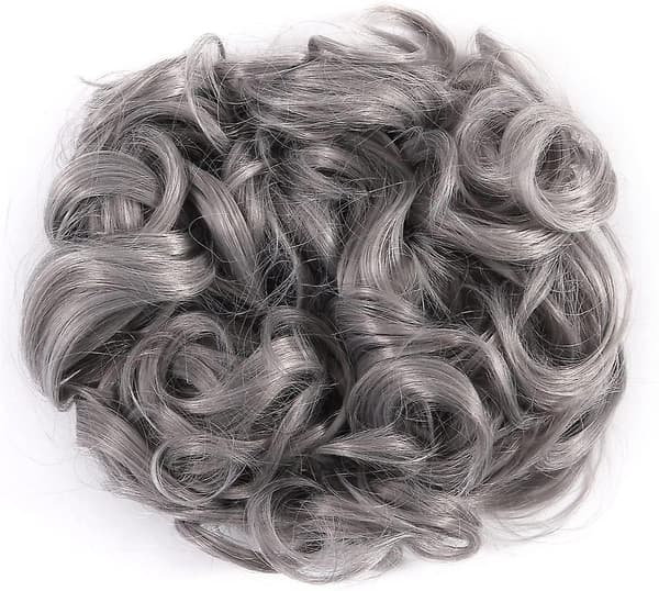 Kort krøllet Up Do snørebånd Ponytail Hår Extensions Hår Stykker Scrunchie