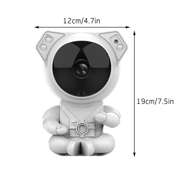 Astronaut stjerneprojektorlampe