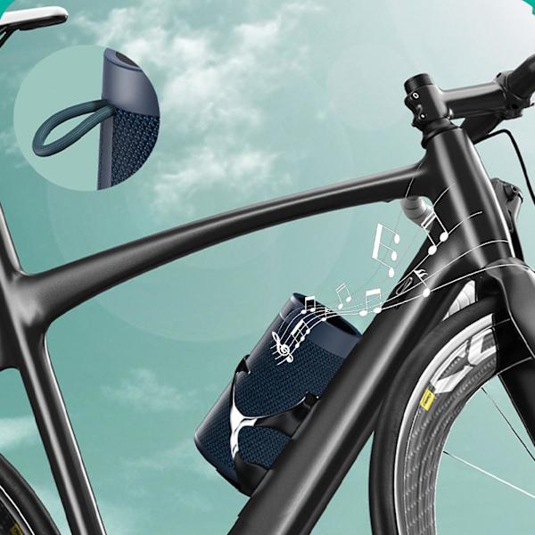 Bluetooth-högtalare - Trådlös, bärbar, ultralång standby, pluggbart subwoofer, stor volym (fri storlek, blå)