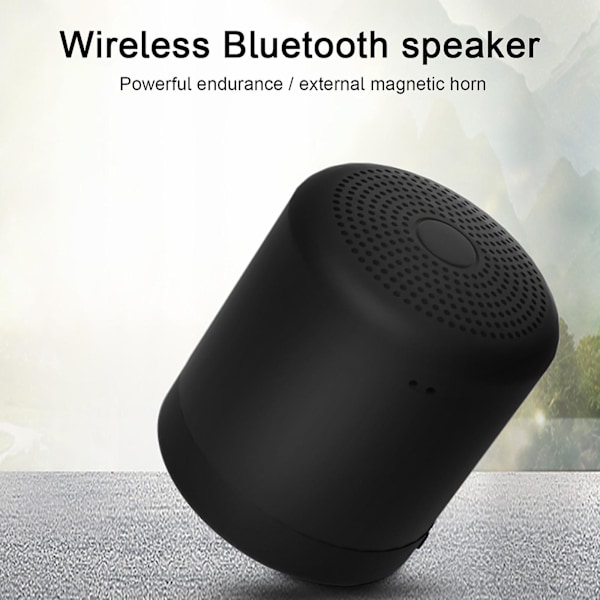 A11 Macaron Mini Trådlös Bluetooth-högtalare (Svart)