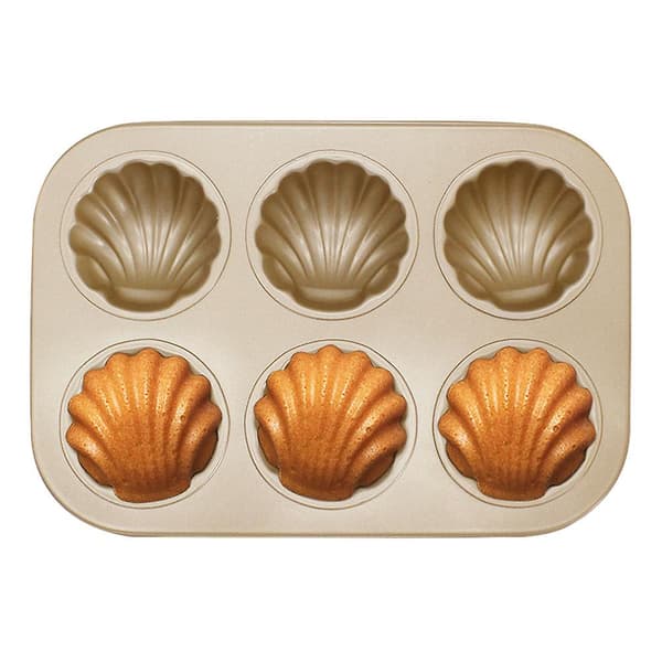 6-håls Madeleine-banankaka Non-Stick-form | spis