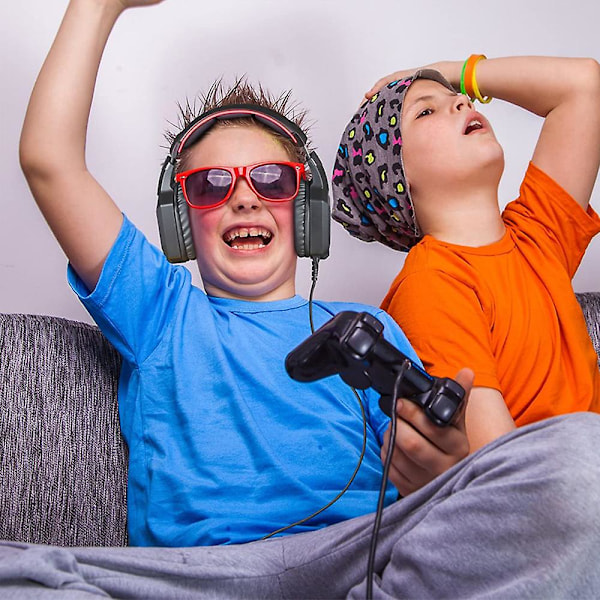 Gaming Headset 3.5mm Stereo LjudMjuka minnesöronmuffar