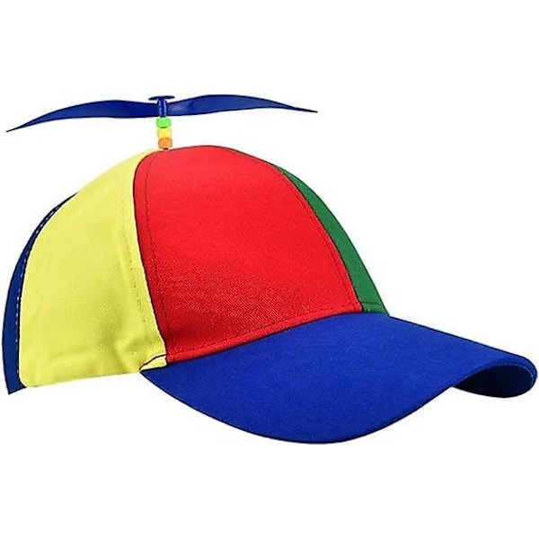 Dww-52-54cm Klassisk Propeller Cap Sjov Farverig Hat Propeller Baseball Caps Sjov Guldsmed Anti-propeller Cap til Barn/Voksen