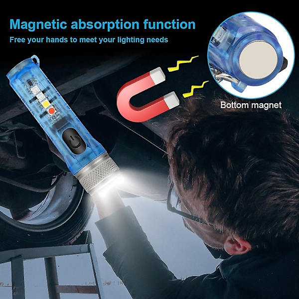 Mini taskulamppu Ulko taskulamppu Led Kannettava taskulamppu Led taskulamppu Vaellus taskulamppu Taskulamppu Usb Ladattava Kotitalous taskulamppu Leirintä