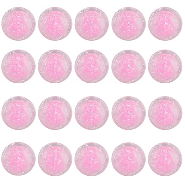 20 st 1:12 Dockhus Smoothie DIY Rolig Simulerad Miniatyr Smoothie Dockhus Dekorationstillbehör Rosa