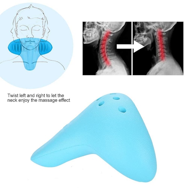 Ln-halsmassagekudde - Bärbar nackmassagekudde för akupressur i nacken och axlarna för avslappning av nacke och axlar, lindring av nacksmärta