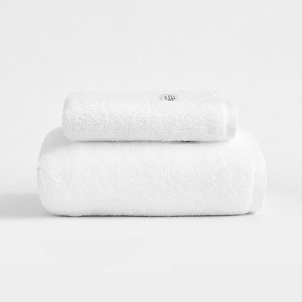 Duschhandduksset med 2 duschhanddukar av premium frotté