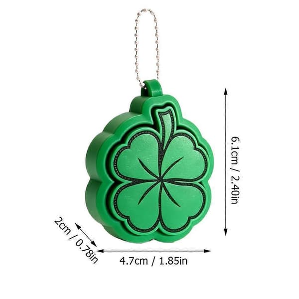 3D-printad fyrklöver - Tryckleksak, nyckelring, 6,1 cm keychain