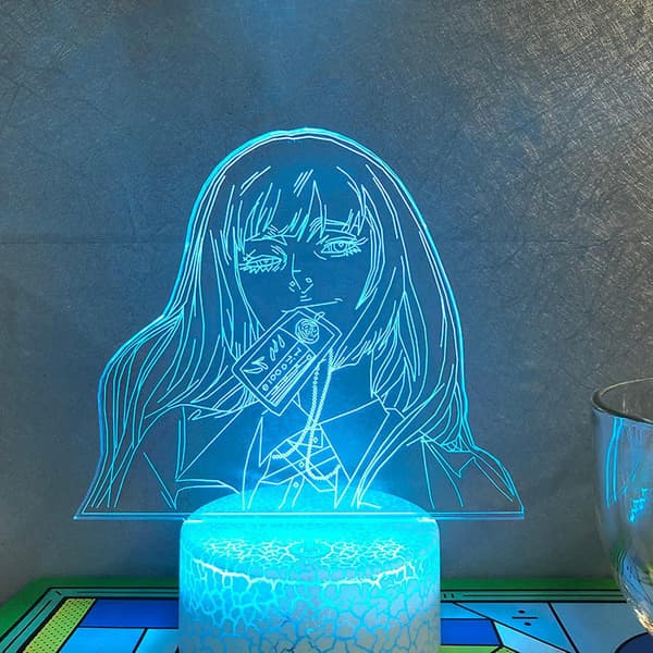LED nattlys anime-karakter 3D illusjonslampe