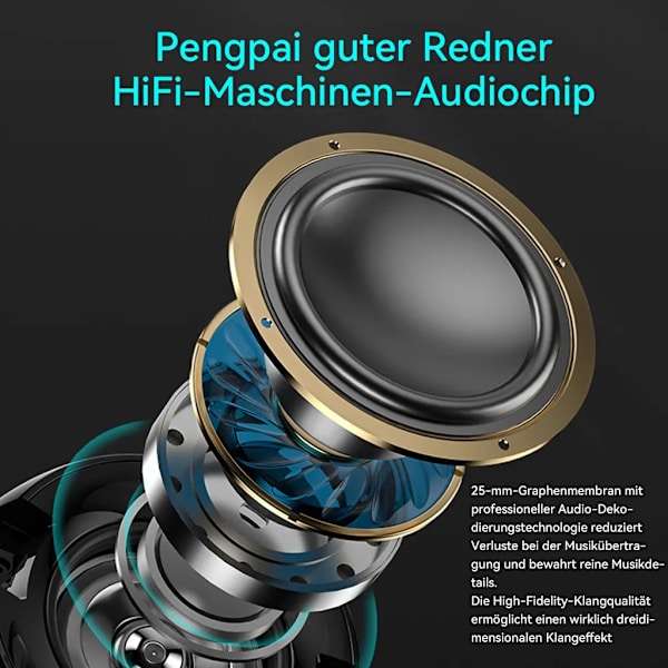 Pieni piru Bluetooth-kaiutin yövalolla, 2500mAh, HiFi-ääniefekti, 25mm kaiutin