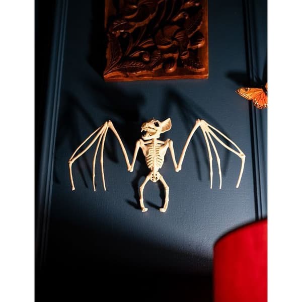 Halloween Skelettfladdermus Hängande Dekoration - Vit
