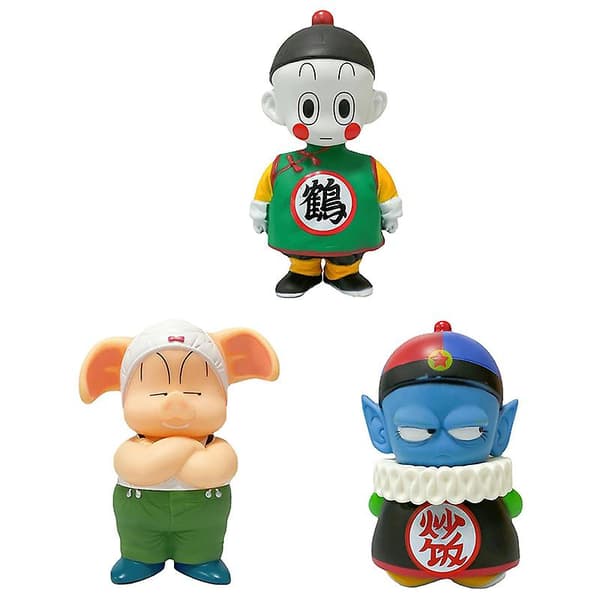 Dragon Ball Chiaotzu Pilaf Uron Anime Actionfigur Samlarfigurer Present (stekt ris, utan låda)