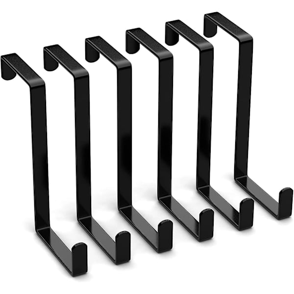 Over The Door Hooks 10 Pack, Z-formet dørhængerkrog passer til 1 3\\\\/8\\\201d