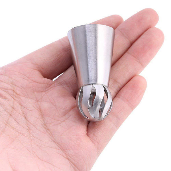 Rustfritt stål russisk ball konditornozzle