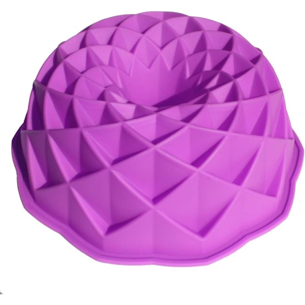 Kageform Brød Gelatine Jello Bage Silikoneform Dia. 8,3 tommer
