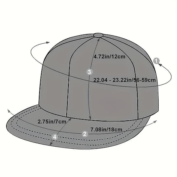 K-bokstav Baseball Cap Hiphop Hat Trendy Hat Peaked Cap（svart）