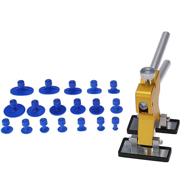 Paintless Body Paintless Dent Removal Tool Puller + 18 Tab Hail Removal Tool