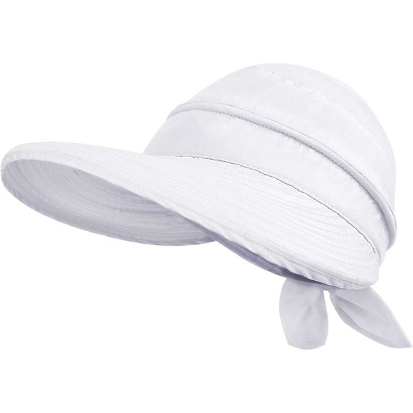 Uv-skydd Strandhattar Sun Shade Strandhatt（Vit）