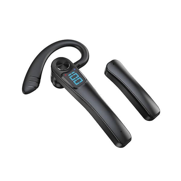 Bluetooth-headset, utskiftbart batteri, strømvisning, stemmestyring, støydempende øretelefoner for kjøring, bluetooth-headset for forretningssamtaler, ergono