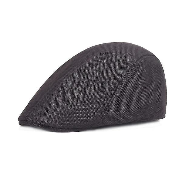 Herre Britisk Bomull Lin Beret / Gentleman Andebill Caps Lin Hat / Gutt Lin