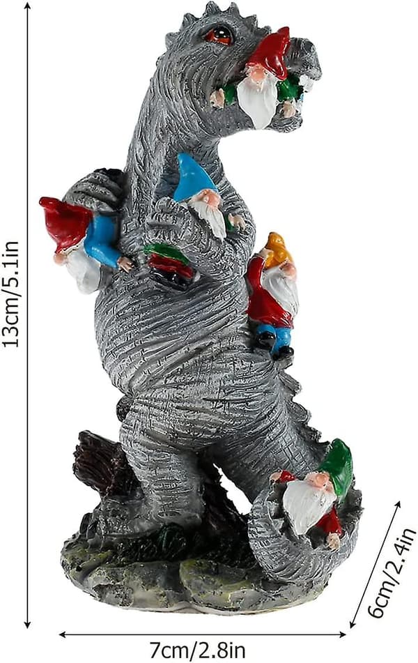 Have Drage Statue Dinosaur Have Drage Statue Harpiks Have Nisse Statue Til Terrasse Græsplæne Terrasse