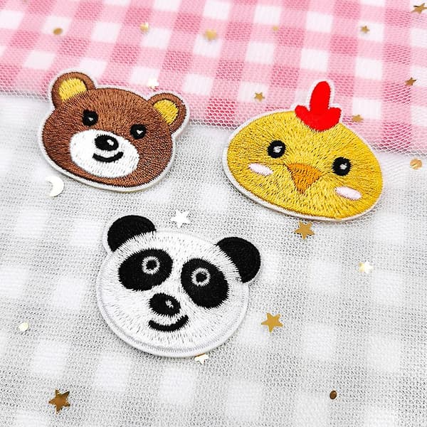 Dww-Bear broderad tygmärke 11 delar-söt