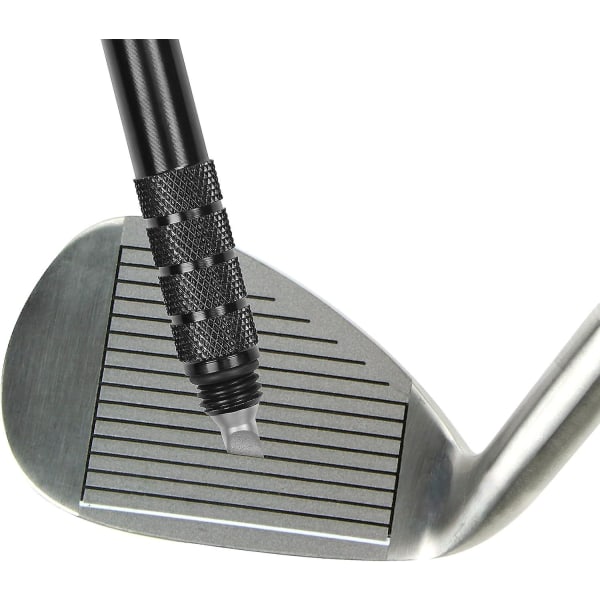 Golf Club Cleaner - Slipverktyg för alla typer av metall och spår - Golf Club Cleaner för U- och V-spår - Optimal spinn och bollkontroll