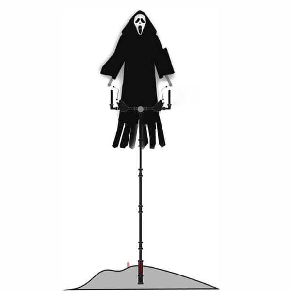 Halloweenpynt - SALUTUYA - Ghostface Fugleskremsel - Hagedekorasjon - Skummelt