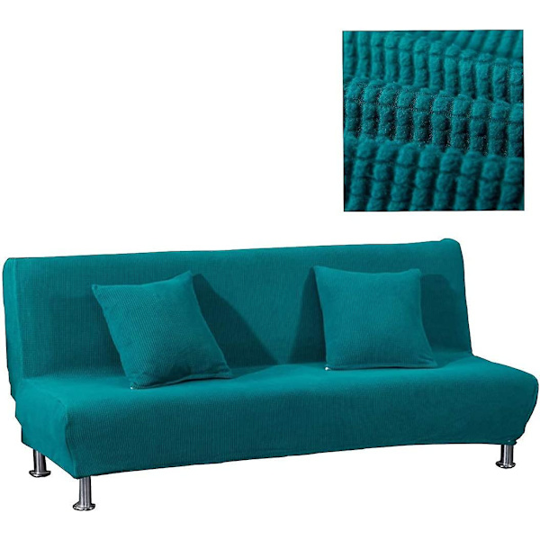 Sofaovertrekk uten armlener, stretch overtrekk for sovesofa