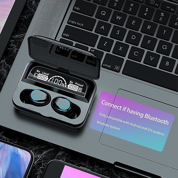 Bluetooth 5.0 Langattomat Kuulokkeet Vedenpitävät Kuulokkeet Melunvaimennus