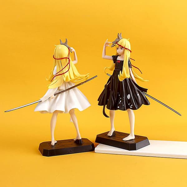 Shinobu Oshino Monogatari Special Color PVC Actionfigur Samlarobjekt Modell (Vit)
