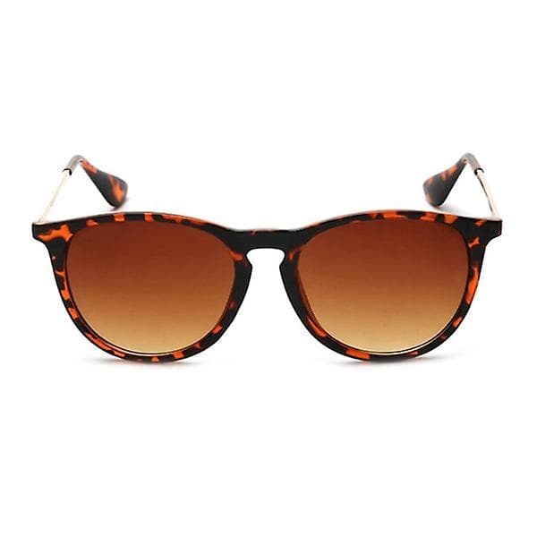 Retro solbriller Leopard Brun Glass Brun
