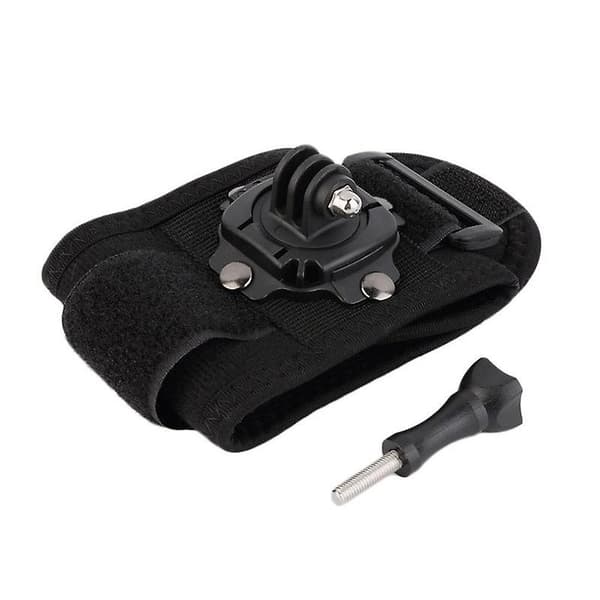 Actionkamera Håndleddsstropp - 1 Stykke | Størrelse: 8x30cm | Materiale: PC | Farge: Svart