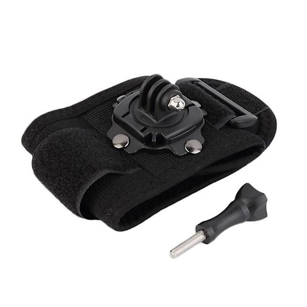 Actionkamera håndledsrem - 1 stk. | Størrelse: 8x30cm | Materiale: PC | Farve: Sort