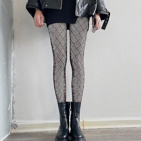 Ing Ered Ings Pantyhose Sheer Tights Net Patterned