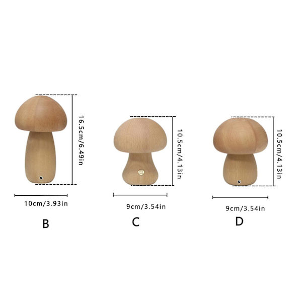 Sienilamppu, puinen lamppu, makuuhuoneen yöpöydän lamppu, minikokoinen yövalo, pienet lamput pieniin tiloihin/bl（B，Beige）
