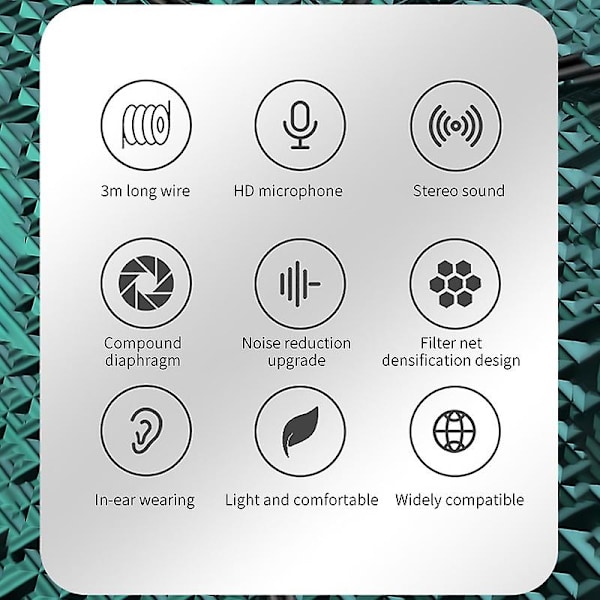 Mjukt silikon sovande trådbundet headset brusreducerande sömn hörlurar mini stereo in-ear hörlurar med mikrofon