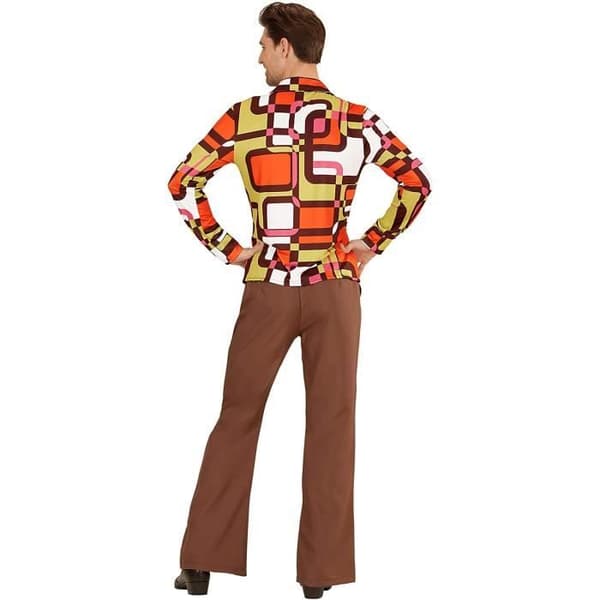 Dekorativ väggmask - WIDMANN - Brun - Heminredning - Originalstil - Perfekt för Halloween - Perfekt för karneval