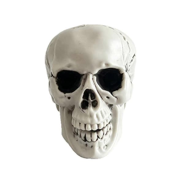 12 st Mini Halloween-dödskallar för pyssel, lättviktiga, kompakta och robusta
