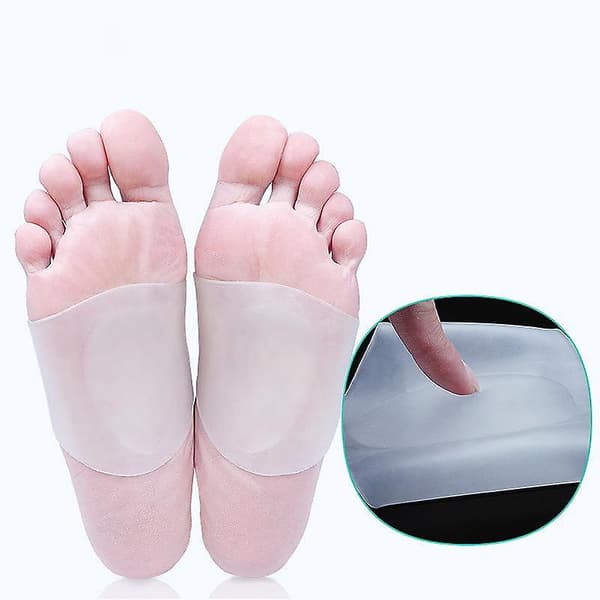 Svangstøttepuder - 1 par, universal størrelse, silikonemateriale, hvid, 10*10*0.6cm