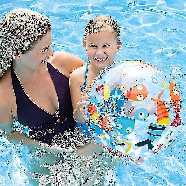 3 st Strandboll Leksak Vattenleksak Uppblåsbar Boll Sommar Utomhusaktivitet
