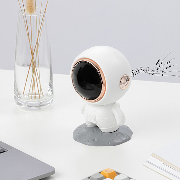 Bluetooth-højttaler Astronauter, trådløse Bluetooth-højttalere, sød og cool udendørs skrivebords-subwoofer-gave til mandlige og kvindelige studerende