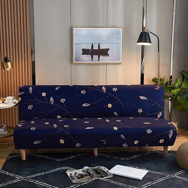 Sofföverdrag utan armstöd stretch 2-sits sofföverdrag hopfällbar